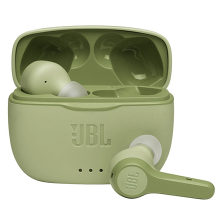 Наушники TWS беспроводные JBL Tune 215 вакуумные с микрофоном зеленые