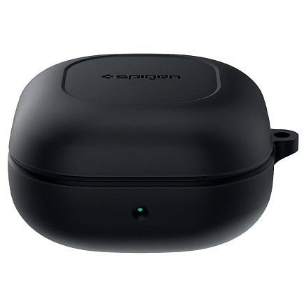 Чехол для наушников Samsung Galaxy Buds Live силиконовый с карабином Spigen SGP Silicone Fit черный
