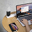 Зарядное устройство сетевое с двумя USB 45W и Type-C 60W 5А Baseus PPS (быстрая зарядка PD 3.0, QC 3.0) черное