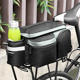 Велосумка на багажник 6 л Wozinsky WBB3BK черная