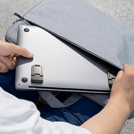 Подставка для ноутбука от 13 до 17,3 дюймов регулируемая Baseus Slim металлическая серая