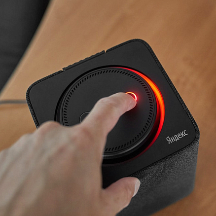 Умная колонка Яндекс Станция с Алисой YNDX-0001 черная