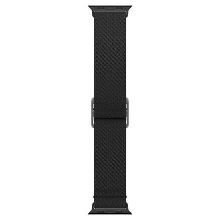 Ремешок-браслет для Apple Watch 42 и 44 мм текстильный Spigen Fit Lite черный
