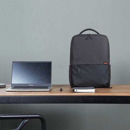 Рюкзак Xiaomi Commuter с отделением для ноутбука до 15,6 дюйма темно-серый