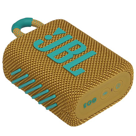 Портативная колонка JBL Go 3 с защитой от воды желтая