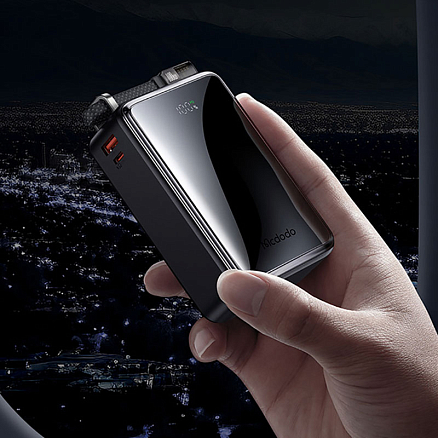 Внешний аккумулятор McDodo MC-0561 25000мАч (USB, 2 Type-C, QC, PD, 100Вт) черный