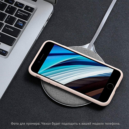 Чехол для iPhone 14 силиконовый Tech-Protect Icon розовый