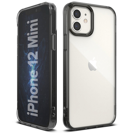 Чехол для iPhone 12 Mini гибридный Ringke Fusion прозрачно-черный