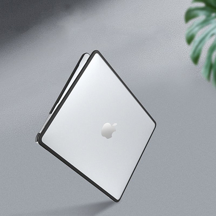 Чехол для Apple MacBook Pro 14 2021 A2442 пластиковый Tech-Protect Hardshell Pro прозрачно-черный