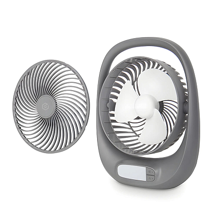 Вентилятор портативный настольный Evolution AirLeaf AL-101 серый