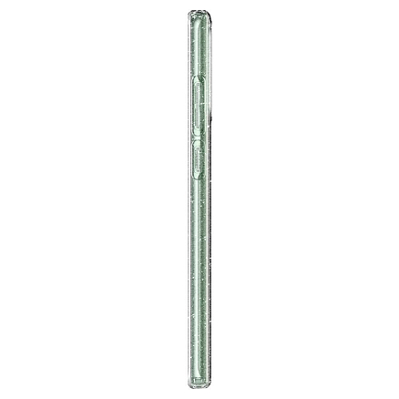Чехол для Samsung Galaxy Note 20 гелевый с блестками Spigen Liquid Crystal Glitter прозрачный