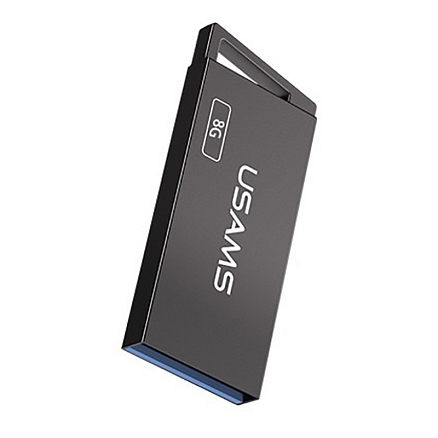 Флешка Usams US-ZB204 8Gb USB 2.0 черная