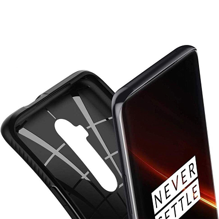Чехол для OnePlus 7T Pro гелевый Spigen SGP Liquid Air матовый черный