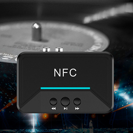 Bluetooth аудио адаптер (ресивер) 3,5 мм + 2RCA + USB Comfast CF-BT200 NFC V5.0 