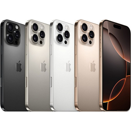 Смартфон Apple iPhone 16 Pro Max Dual SIM 256GB (пустынный титан)