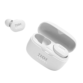 Наушники TWS беспроводные JBL Tune 130 вакуумные с микрофоном и активным шумоподавлением белые