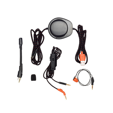 Наушники JBL Quantum One полноразмерные с микрофоном и активным шумоподавлением игровые черные