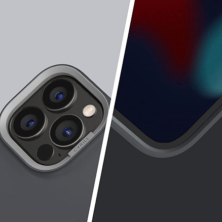 Чехол для iPhone 13 mini гелевый Spigen Cyrill Palette Color Brick серый