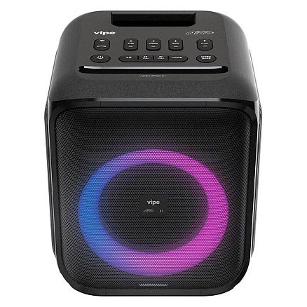 Портативная колонка Vipe Nitro X1 для вечеринок с подсветкой черная