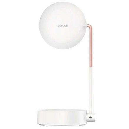 Зеркало для макияжа с подсветкой настольное Baseus Beauty Lighted Makeup Mirror белое