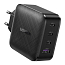 Зарядное устройство сетевое с USB и тремя Type-C входами 65W GaN Ugreen CD224 (быстрая зарядка PD 3.0, QC 3.0) черное