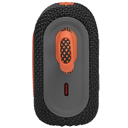 Портативная колонка JBL Go 3 с защитой от воды черно-оранжевая