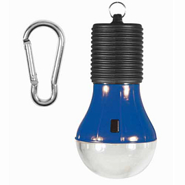Светильник в палатку на карабине Camp Active синий
