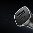 Зарядное устройство автомобильное с USB и Type-C входами 3A 20W Ugreen CD130 (быстрая зарядка PD 3.0, QC 3.0) серебристое
