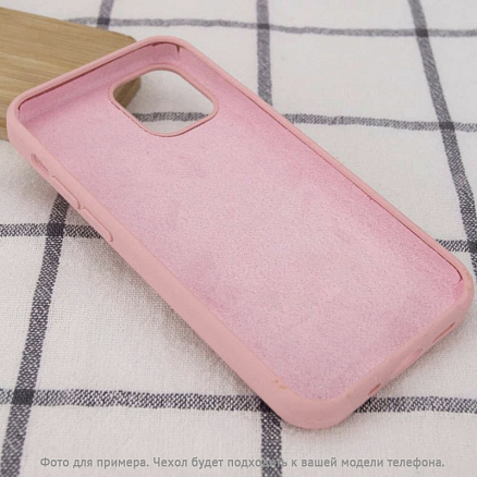 Чехол для Xiaomi Redmi Note 13 Pro+ силиконовый Color Soft Touch пудровый