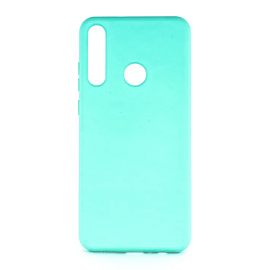 Чехол для Huawei Y6p силиконовый CASE Cheap Liquid голубой