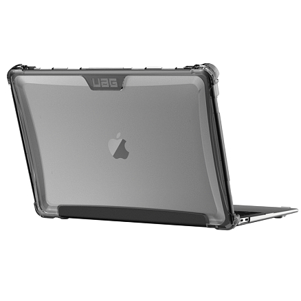 Чехол для Apple MacBook Air 13 (2018-2019) A1932, (2020) А2179 гибридный для экстремальной защиты Urban Armor Gear UAG Plyo прозрачно-серый