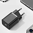 Зарядное устройство сетевое Type-C 20W с кабелем Lightning Baseus Super Si TZCCSUP-B01 (быстрая зарядка PD) черное