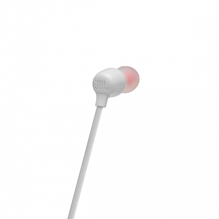 Наушники беспроводные Bluetooth JBL Tune 125BT вакуумные с микрофоном и пультом белые