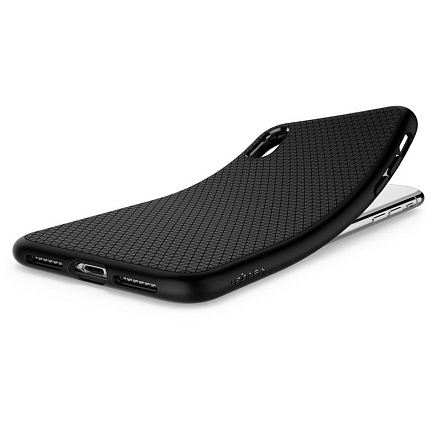Чехол для iPhone XR гелевый Spigen SGP Liquid Air черный