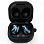 Чехол для наушников Samsung Galaxy Buds Live силиконовый с карабином Spigen SGP Silicone Fit черный