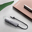 USB 3.0 HUB (разветвитель) на 3 порта + Gigabit Ethernet Ugreen CM266 с питанием MicroUSB черный
