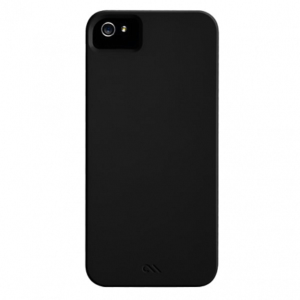 Чехол для iPhone 5, 5S, SE пластиковый тонкий Case-mate (США) Barely There черный матовый