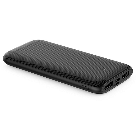Внешний аккумулятор W.O.L.T. Q53PD 10000мАч (2хUSB, Type-C, ток 3А, быстрая зарядка QC 3.0, PD, 18 Вт) черный