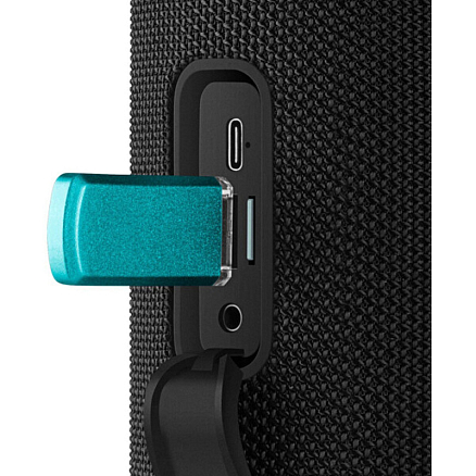 Портативная колонка Sven PS-215 с защитой от воды, подсветкой, FM-радио, USB и поддержкой MicroSD черная