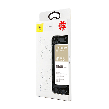 Аккумулятор 616-0652, 616-0720, 616-0728 для iPhone 5S 1560mAh фирменный Baseus