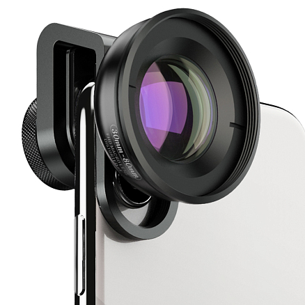 Объектив для телефона универсальный Macro 30-80mm Apexel APL-HD3080