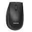 Мышь беспроводная оптическая Philips SPK7627 6 кнопок 1600 dpi черная
