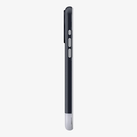 Чехол для iPhone 15 Pro Max гибридный для экстремальной защиты Classic C1 MagFit серый
