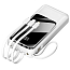 Внешний аккумулятор PowerBank DX64S 20000мАч (USB, Type-C, MicroUSB, Lightning) белый