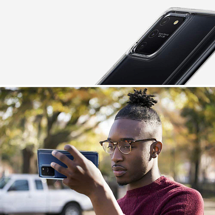 Чехол для Samsung Galaxy S10 Lite G770 гибридный Spigen SGP Ultra Hybrid прозрачный