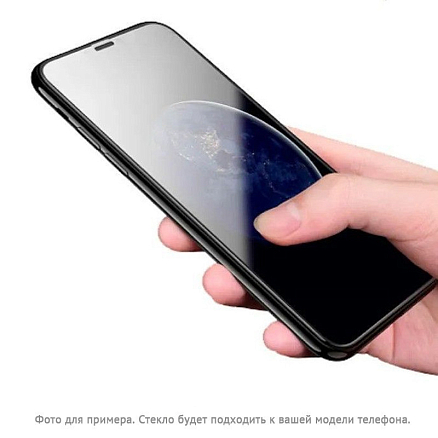 Защитное стекло для iPhone 16 на весь экран противоударное Rocket Air Cover 2.5D 0,3 мм черное