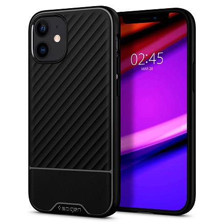 Чехол для iPhone 12 Mini гелевый Spigen Core Armor черный