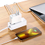 Зарядное устройство сетевое с USB и Type-C входами 100W Baseus GaN5 Pro (быстрая зарядка QC, PD) белое