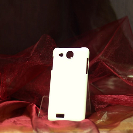 Чехол для Alcatel One Touch Idol Ultra 6033X пластиковый Nova, белый
