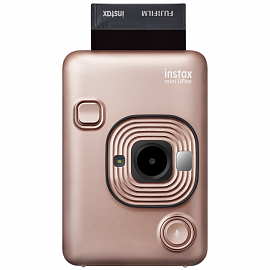 Фотоаппарат мгновенной печати Fujifilm Instax Mini LiPlay розовое золото
